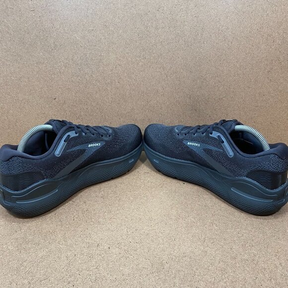 Brooks Ghost Max Running Shoes Wide 2E Black/Ebony Mens Size 8.5 - Picture 5 of 8